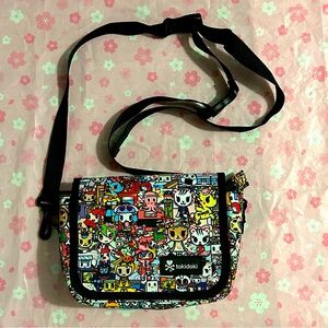Tokidoki Fanny Pack Crossbody Bag Purse Kawaii Theme All Over Print Licensed